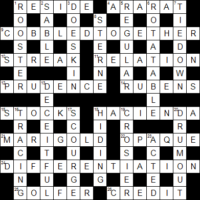 completed grid