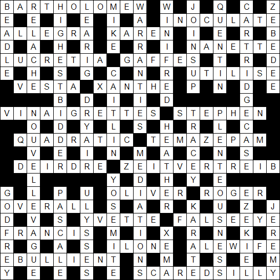 completed grid
