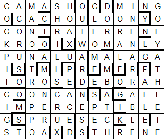 completed grid