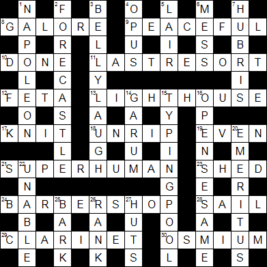 completed grid