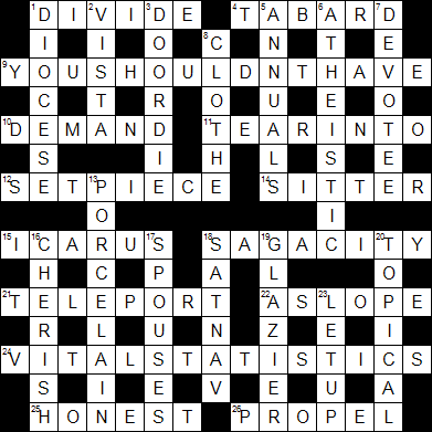 completed grid