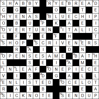 completed grid