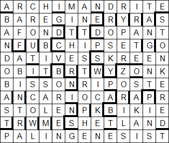 completed grid
