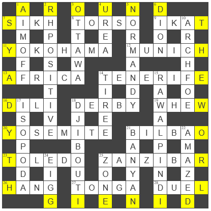 picture of the completed grid