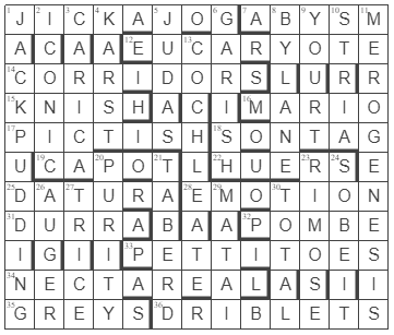 picture of the completed grid