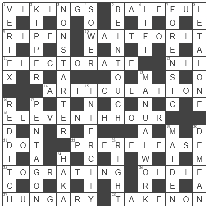 picture of the completed grid