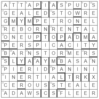 picture of the completed grid