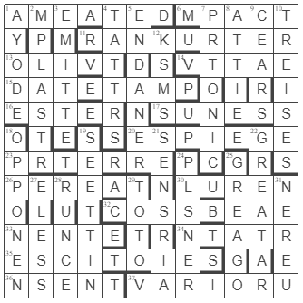 picture of the completed grid