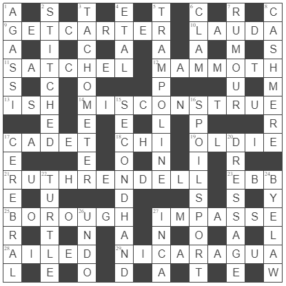 picture of the completed grid