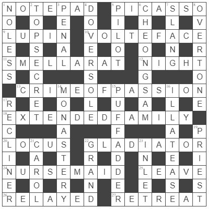 picture of the completed grid