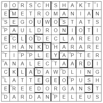 picture of the completed grid