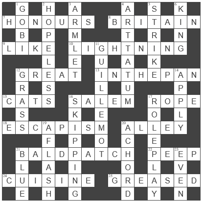 picture of the completed grid