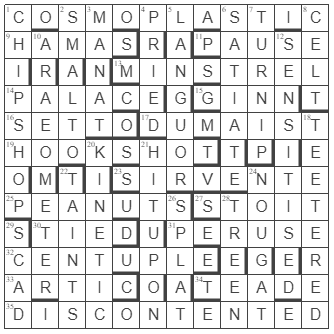 picture of the completed grid