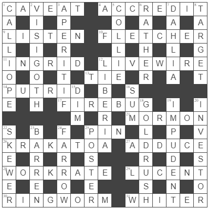  picture of the completed grid