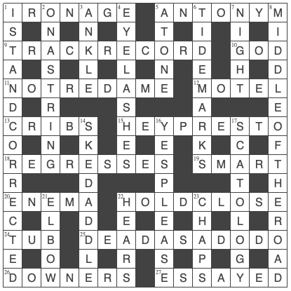 picture of the completed grid