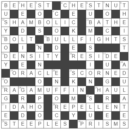 picture of the completed grid