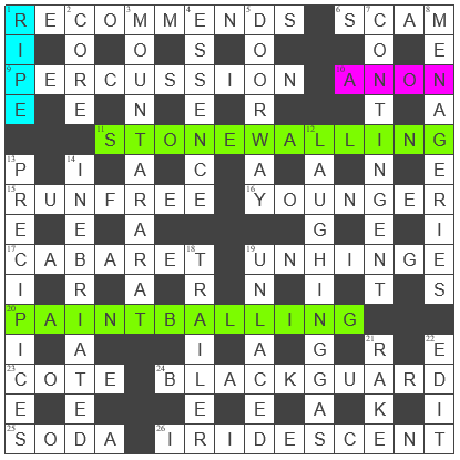picture of the completed grid