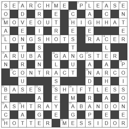 picture of the completed grid