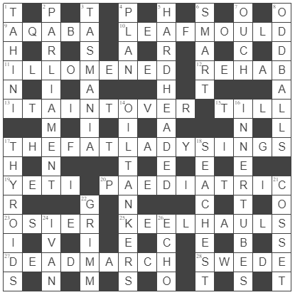 picture of the completed grid