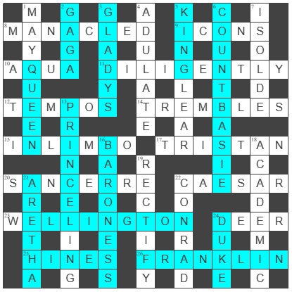 picture of the completed grid
