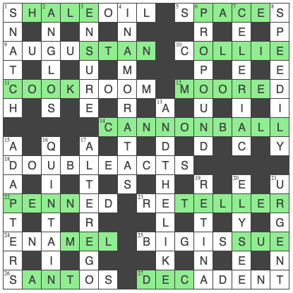 picture of the completed grid