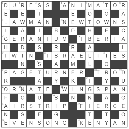 picture of the completed grid