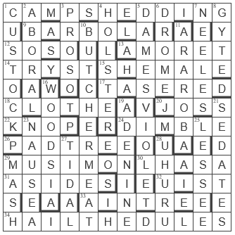 picture of the completed grid