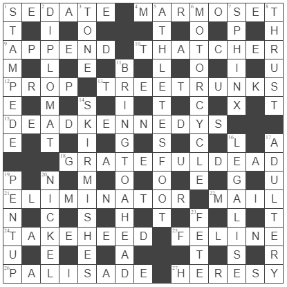 picture of the completed grid