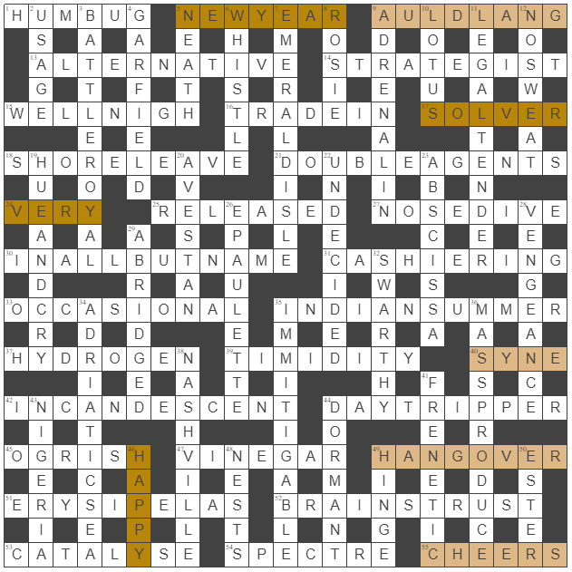 picture of the completed grid