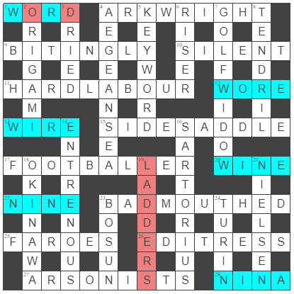 picture of the completed grid
