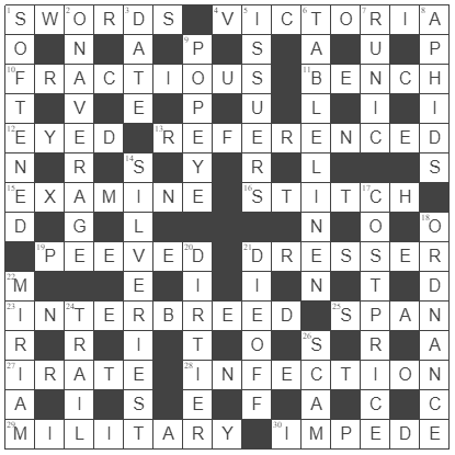 picture of the completed grid