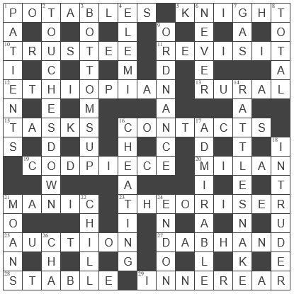picture of the completed grid
