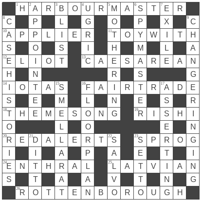 picture of the completed grid