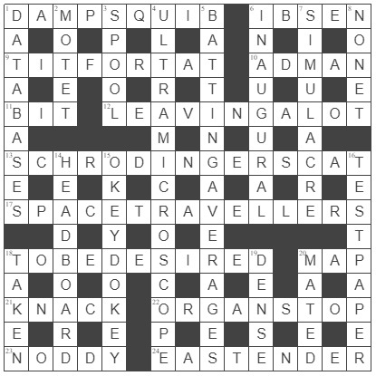 picture of the completed grid