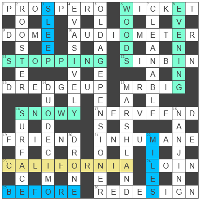 picture of the completed grid