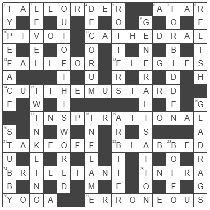 picture of the completed grid