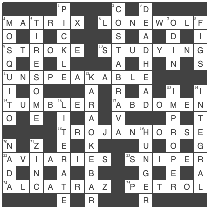 picture of the completed grid