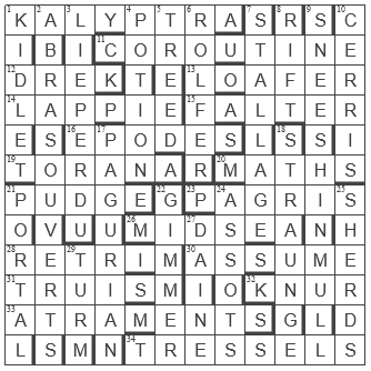 picture of the completed grid