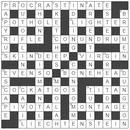 picture of the completed grid