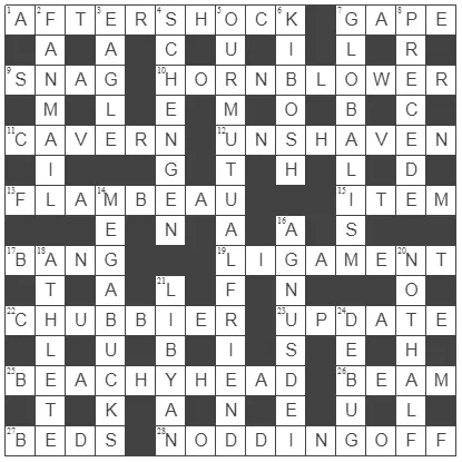 picture of the completed grid