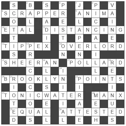  picture of the completed grid