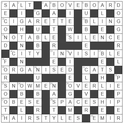 picture of the completed grid