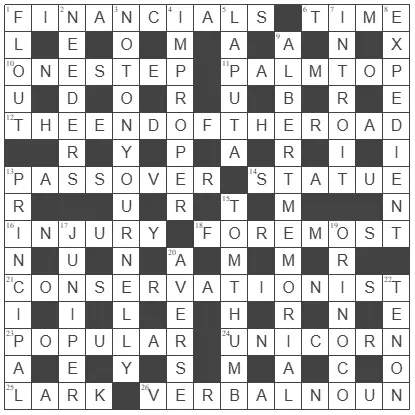 picture of the completed grid