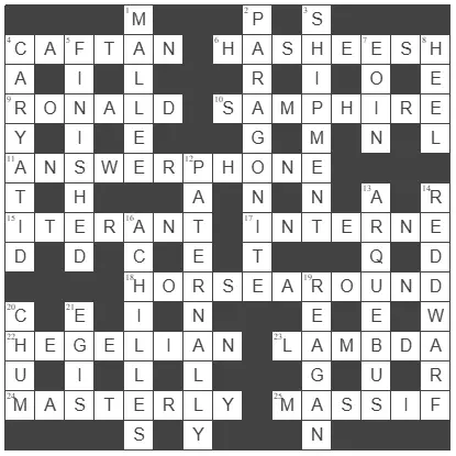picture of the completed grid