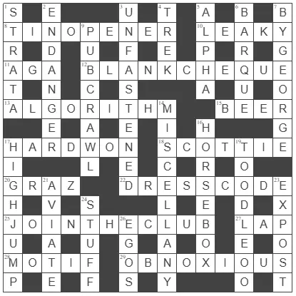 picture of the completed grid