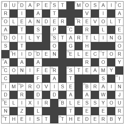 picture of the completed grid