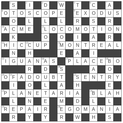 picture of the completed grid