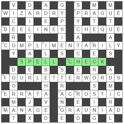 picture of the completed grid