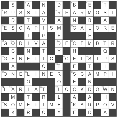 picture of the completed grid