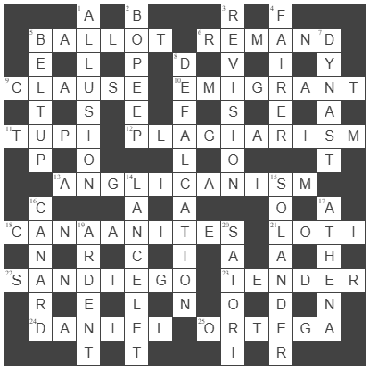 picture of the completed grid